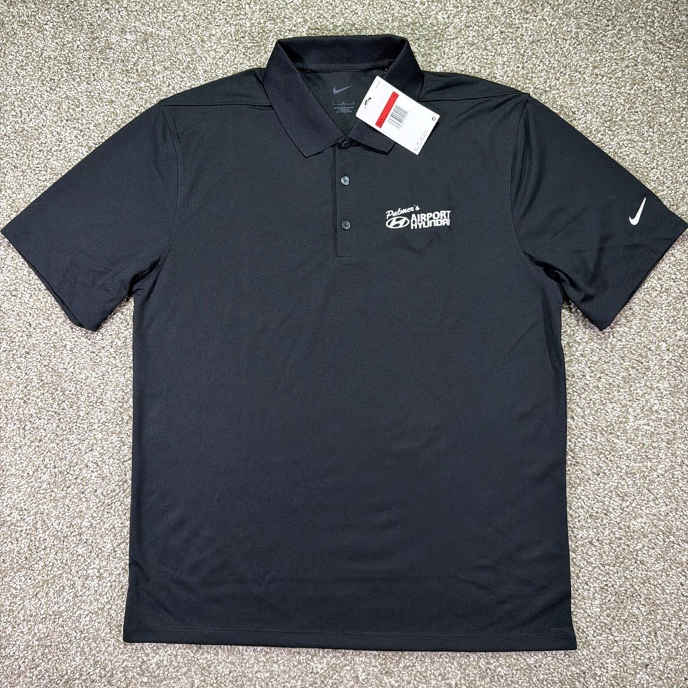 New With Tags Men's Black Nike Golf Polo Large